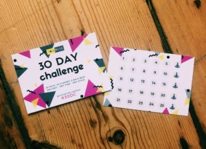 30 Day Challenge cards